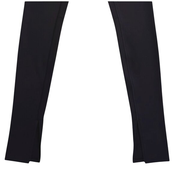 Alo Yoga Airbrush High-Waist Front-Slit Straight-Leg Legging Black Size S - Picture 4 of 8